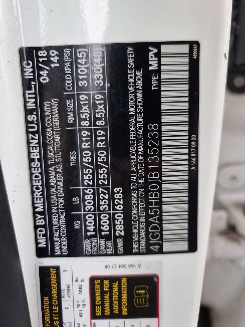 MERCEDES BENZ GLE 350 2018 - Marhaba Auction Used Cars - Image 9