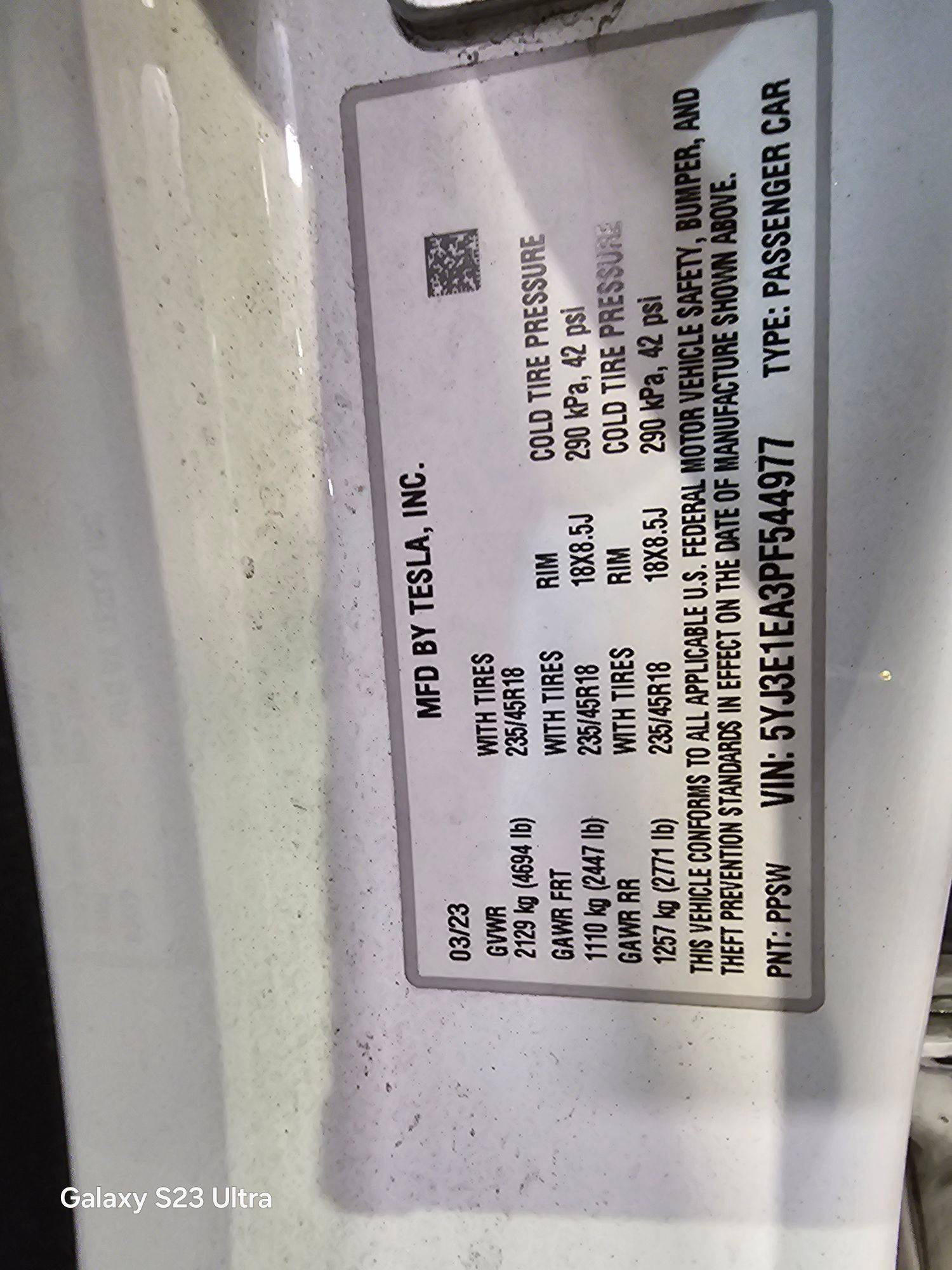 TESLA MODEL 3 2023 - Marhaba Auction Used Cars - Image 10