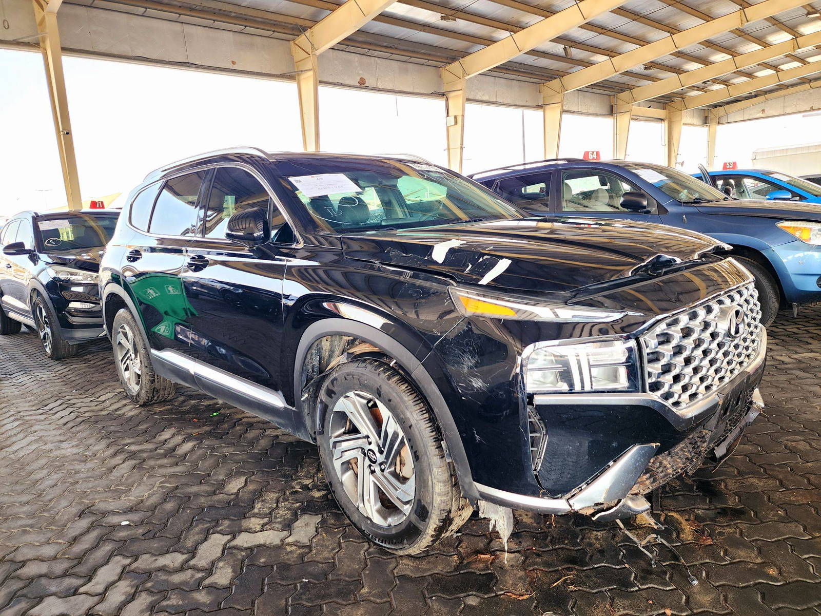 2022 HYUNDAI SANTA FE — 74434 Miles — Lot NH415556 — Souq - Marhaba Auctions Used Cars - Image 4