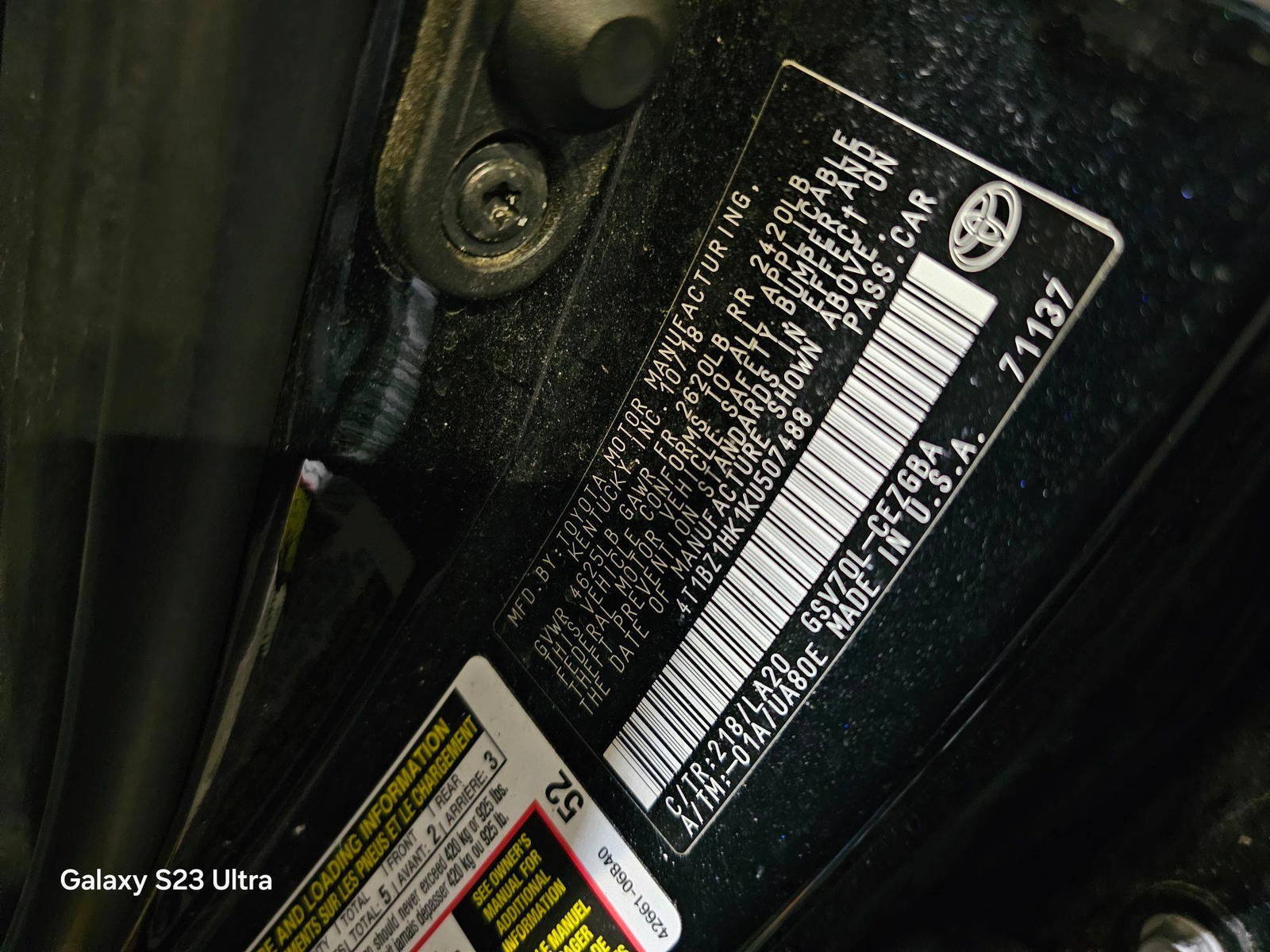 TOYOTA CAMRY 2019 - Marhaba Auction Used Cars - Image 9