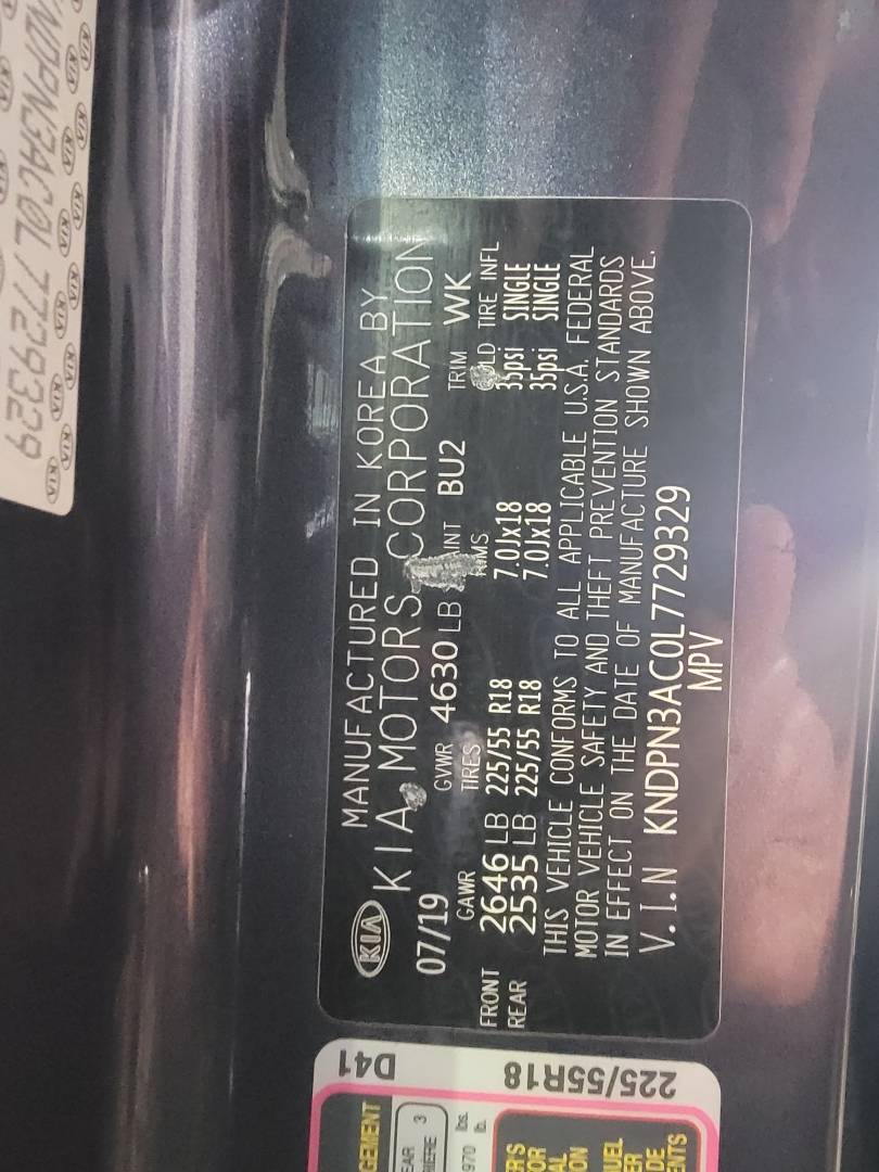 2020 KIA SPORTAGE — 23924 Miles — Lot 7729329 - Marhaba Auctions Used Cars - Image 4