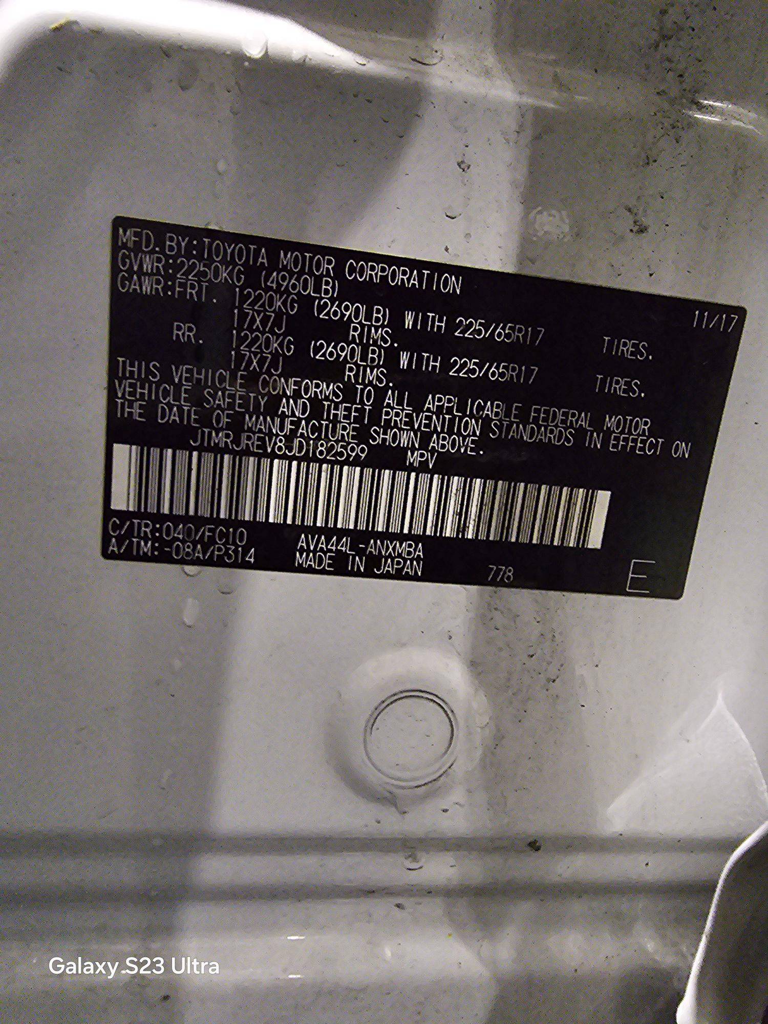 TOYOTA RAV4 2018 - Marhaba Auction Used Cars - Image 9