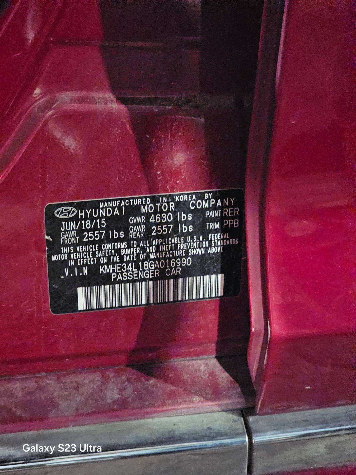 HYUNDAI SONATA 2016 - Marhaba Auction Used Cars - Image 10