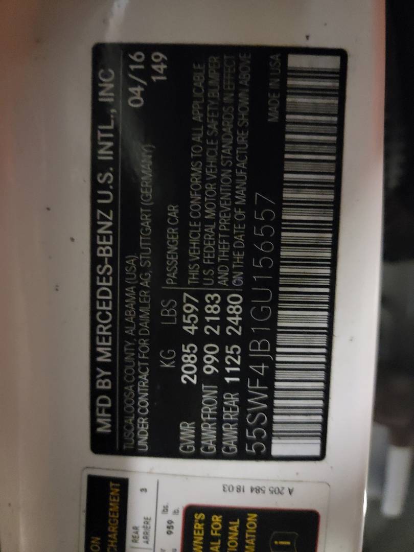 MERCEDES BENZ C300 2016 - Marhaba Auction Used Cars - Image 17