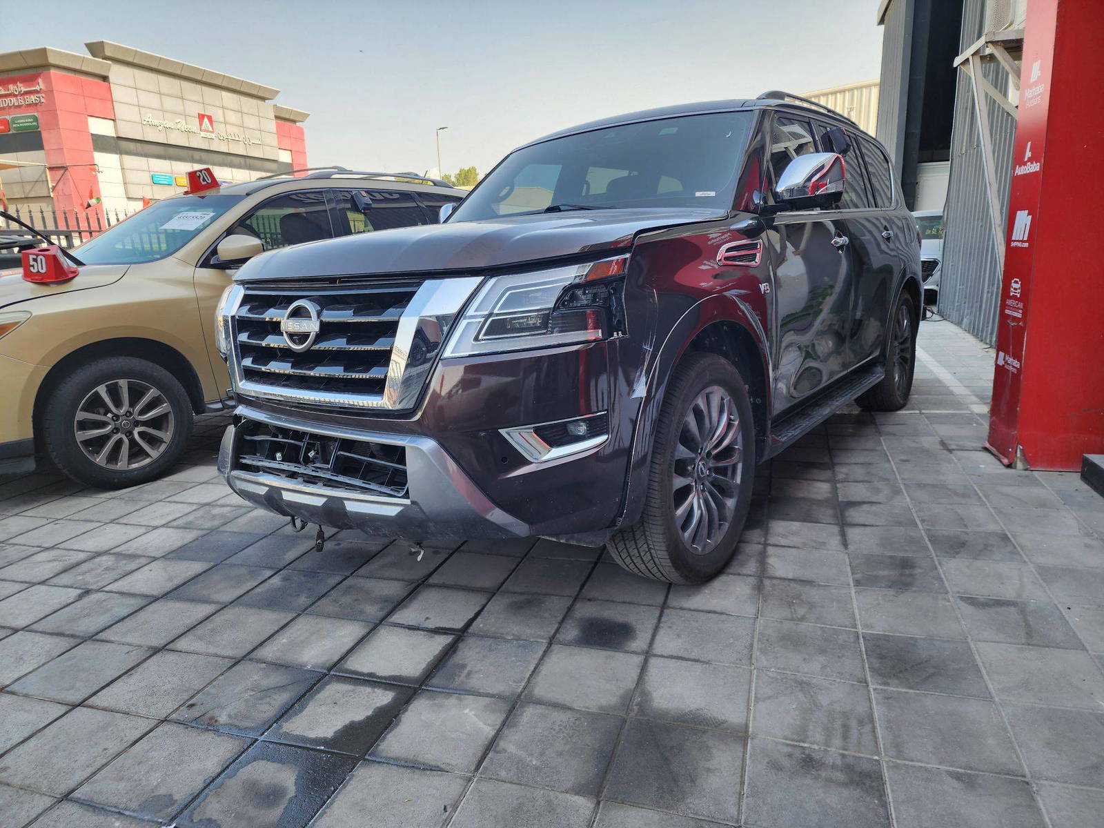 2021 NISSAN ARMADA — 128613 Miles — Lot JN8AY2D — Ind. 12 - Marhaba Auctions Used Cars - Image 3