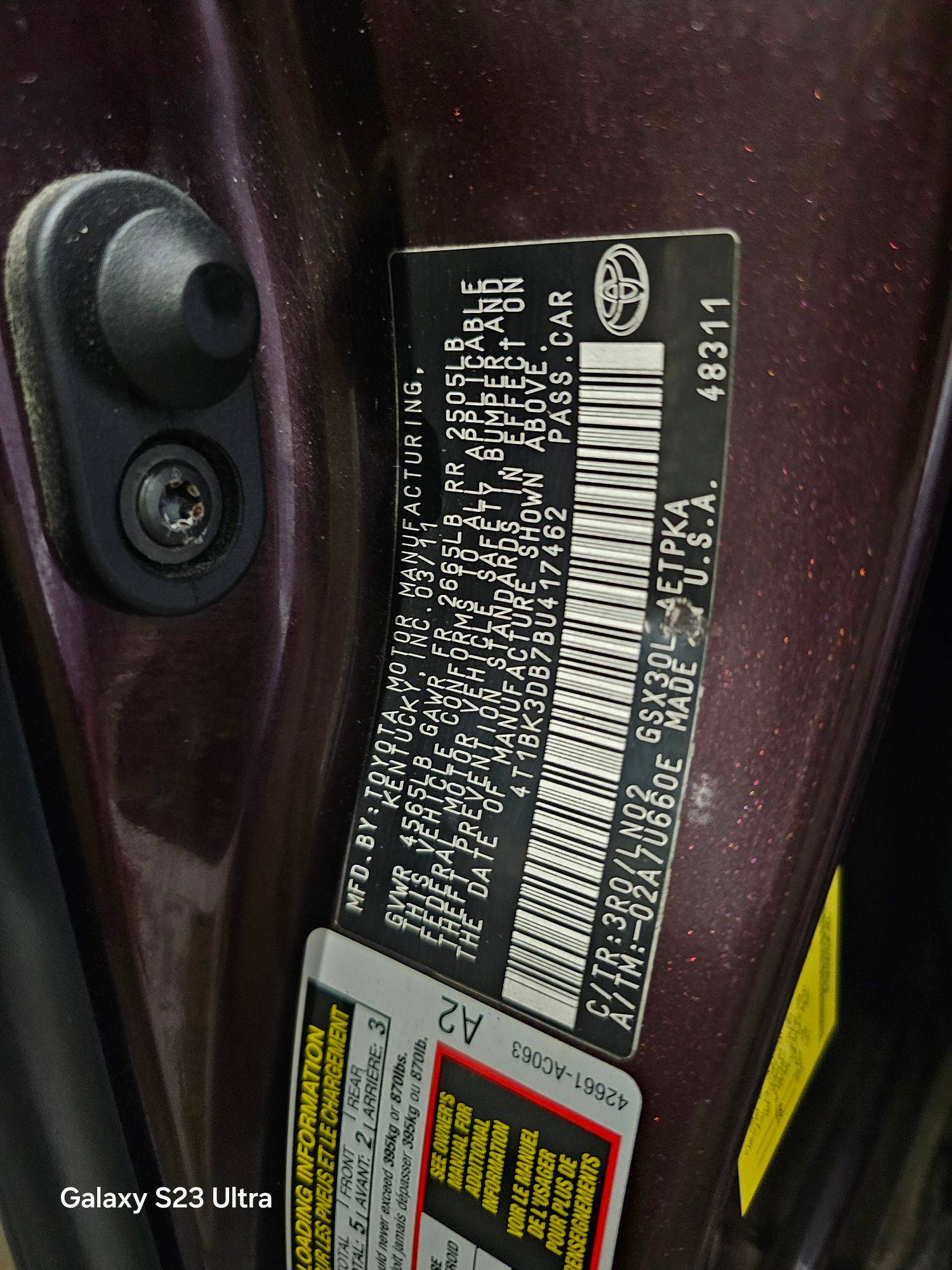 TOYOTA AVALON 2011 - Marhaba Auction Used Cars - Image 10