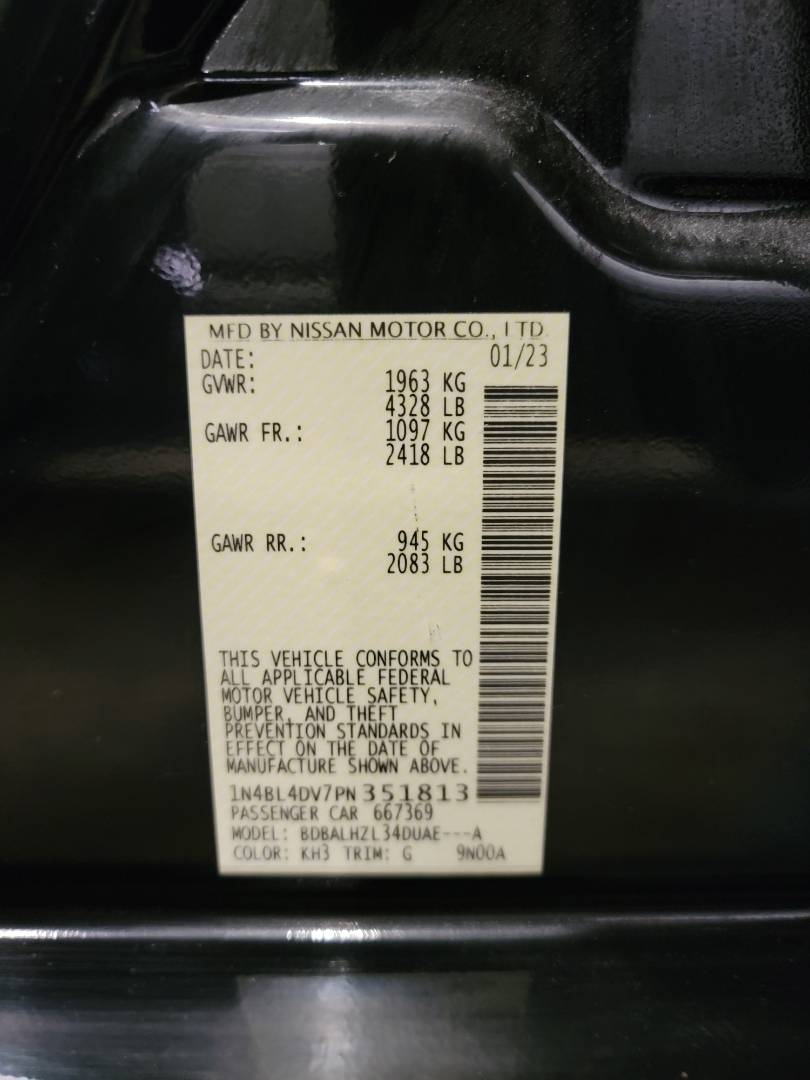 2023 NISSAN ALTIMA — 15601 Miles — Lot N351813 — Main - Marhaba Auctions Used Cars - Image 11