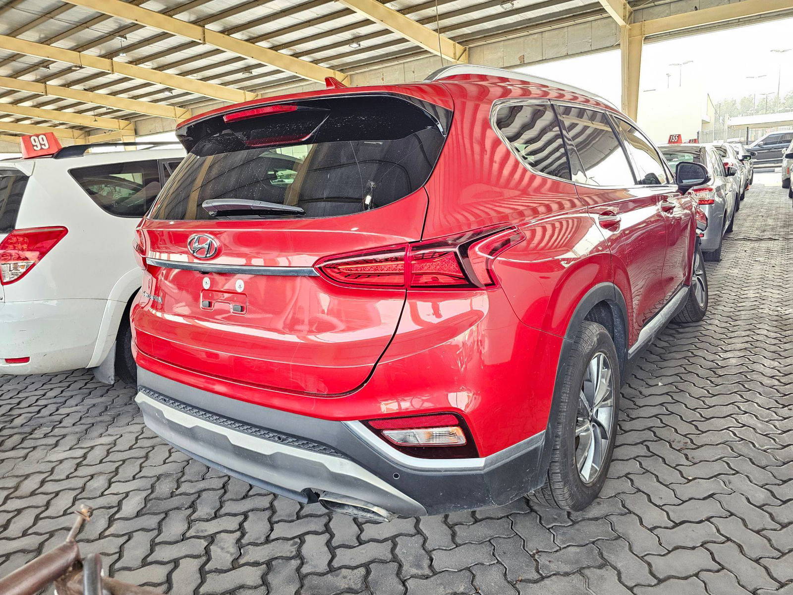 2019 HYUNDAI SANTA FE — 76589 Miles — Lot D2KH110435 — Main - Marhaba Auctions Used Cars - Image 3