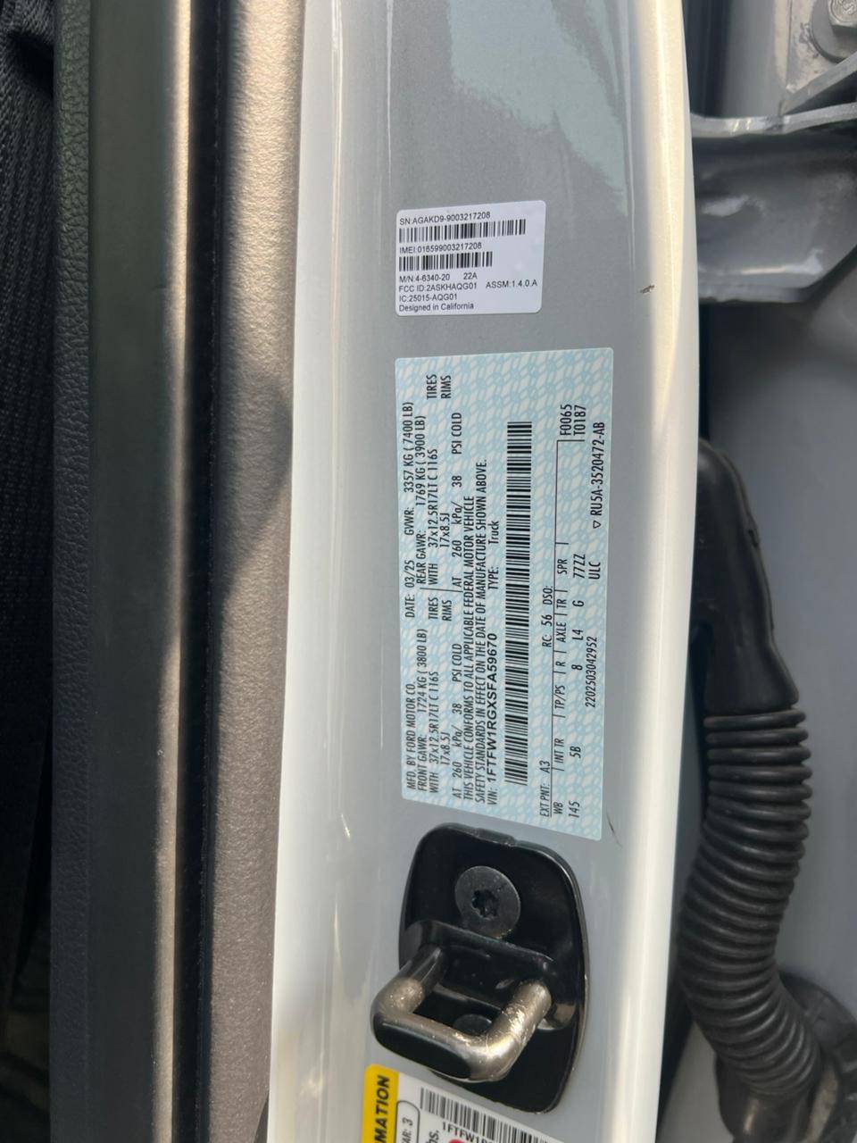 FORD F150 - Raptor 2025 - Marhaba Auction Used Cars - Image 9