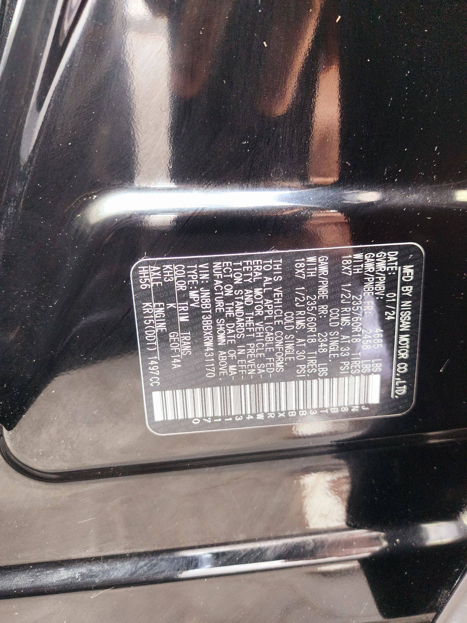 2024 NISSAN ROGUE — 6845 Miles — Lot RW431170 — Souq - Marhaba Auctions Used Cars - Image 10