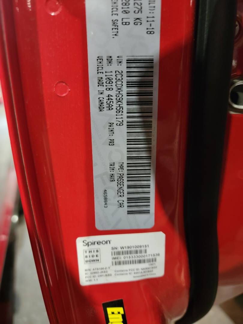 2019 DODGE CHARGER — 94331 KM — Lot H561179 — Main - Marhaba Auctions Used Cars - Image 10