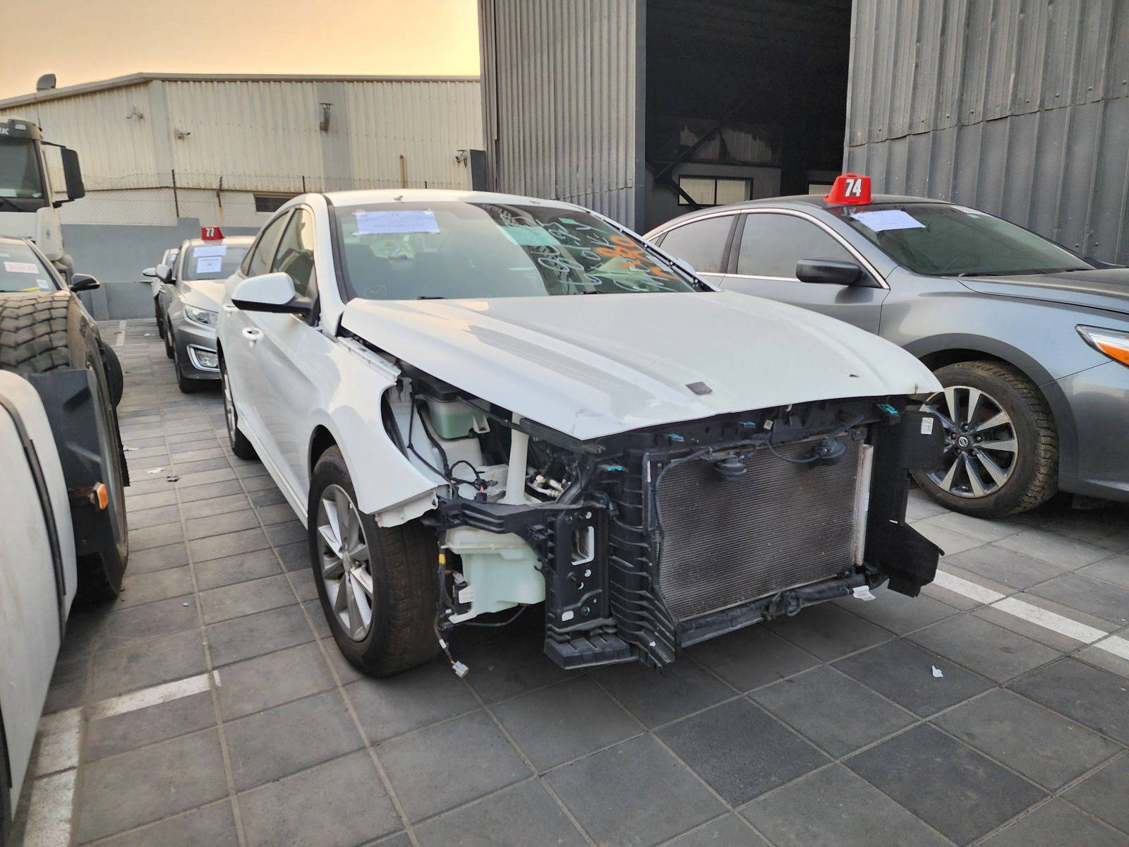 2018 HYUNDAI SONATA — 77573 Miles — Lot 684373 — Main - Marhaba Auctions Used Cars - Image 3