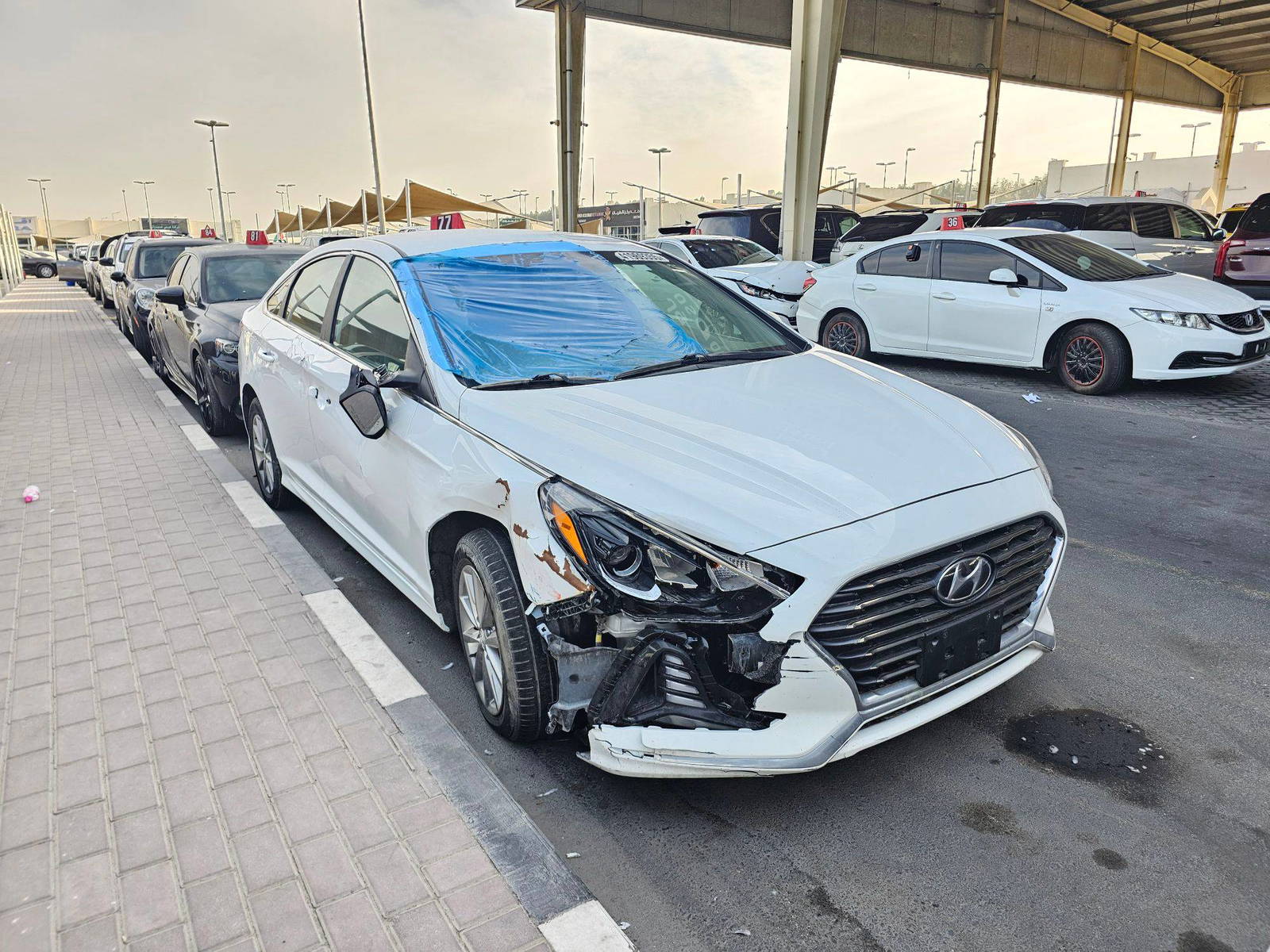 2019 HYUNDAI SONATA — 193594 KM — Lot 8KH795427 — Souq - Marhaba Auctions Used Cars - Image 3