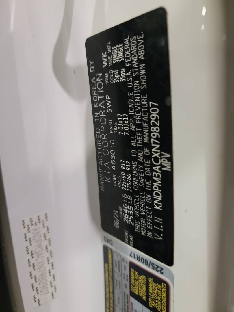 KIA SPORTAGE 2022 - Marhaba Auction Used Cars - Image 8