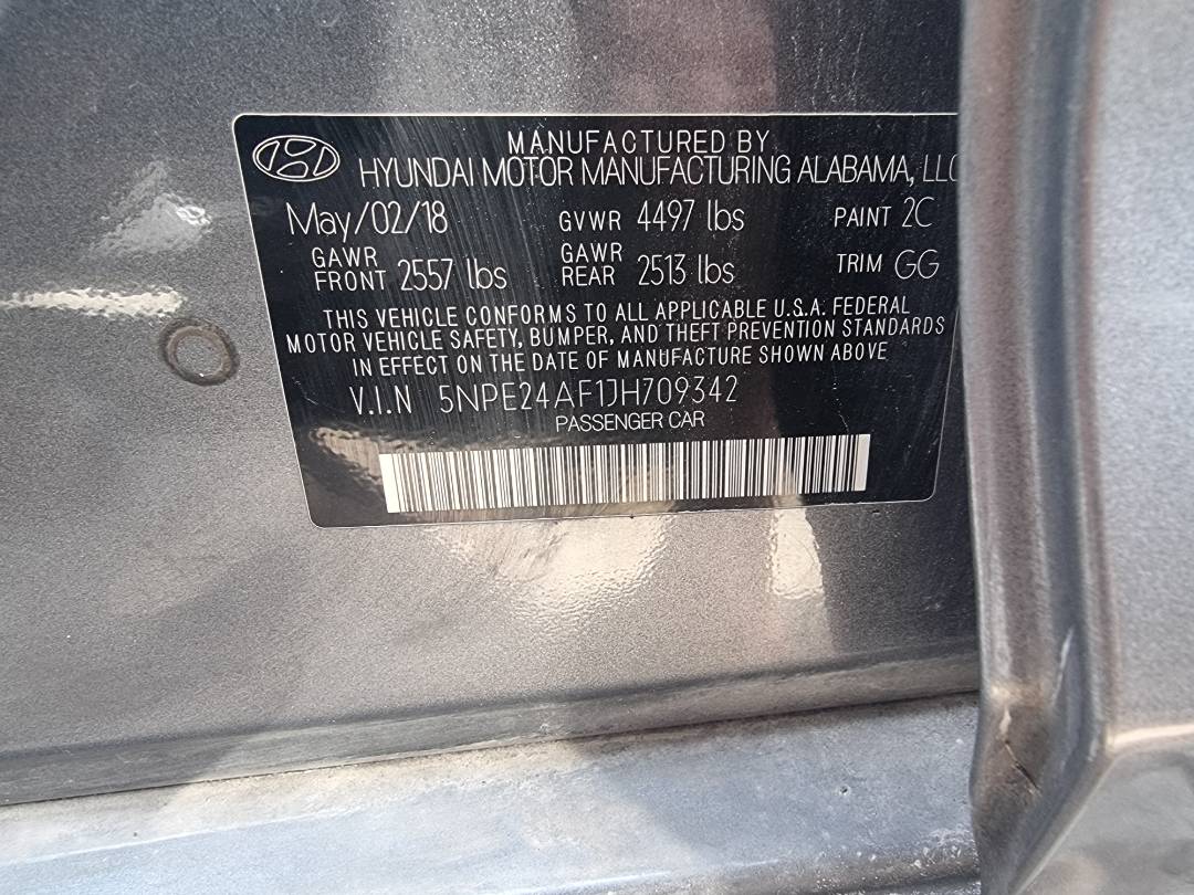 HYUNDAI SONATA 2018 - Marhaba Auction Used Cars - Image 8