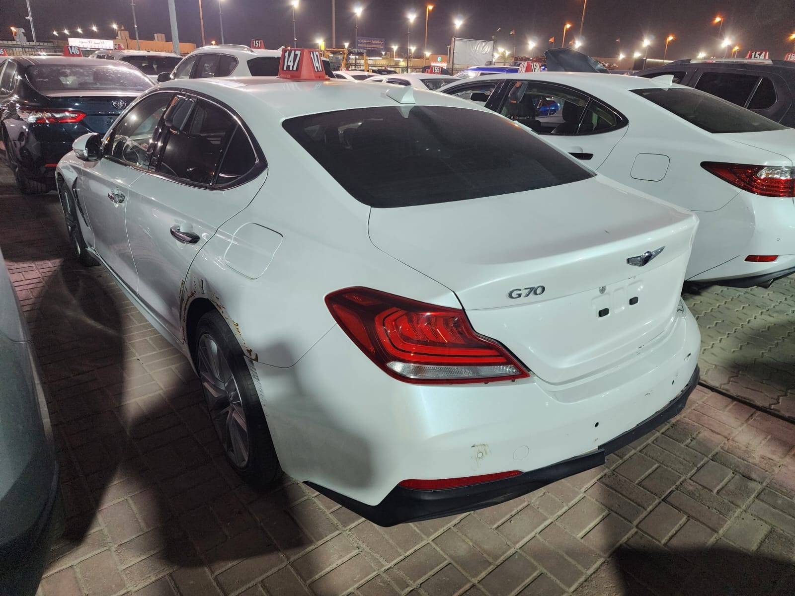 2020 GENESIS G70 — 74221 Miles — Lot A3LU055977 - Marhaba Auctions Used Cars - Image 3
