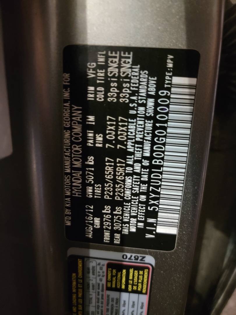 HYUNDAI SANTA FE SPORT 2013 - Marhaba Auction Used Cars - Image 9