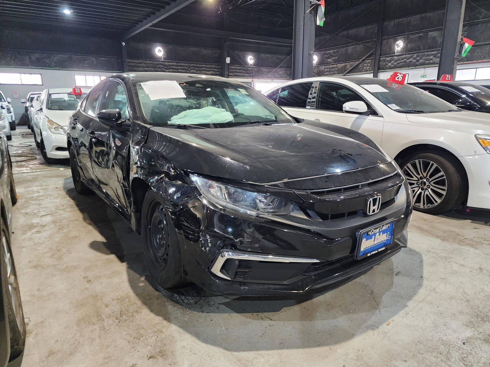 2019 HONDA CIVIC — 112993 Miles — Lot 555697 — Al Quoz - Marhaba Auctions Used Cars - Image 3