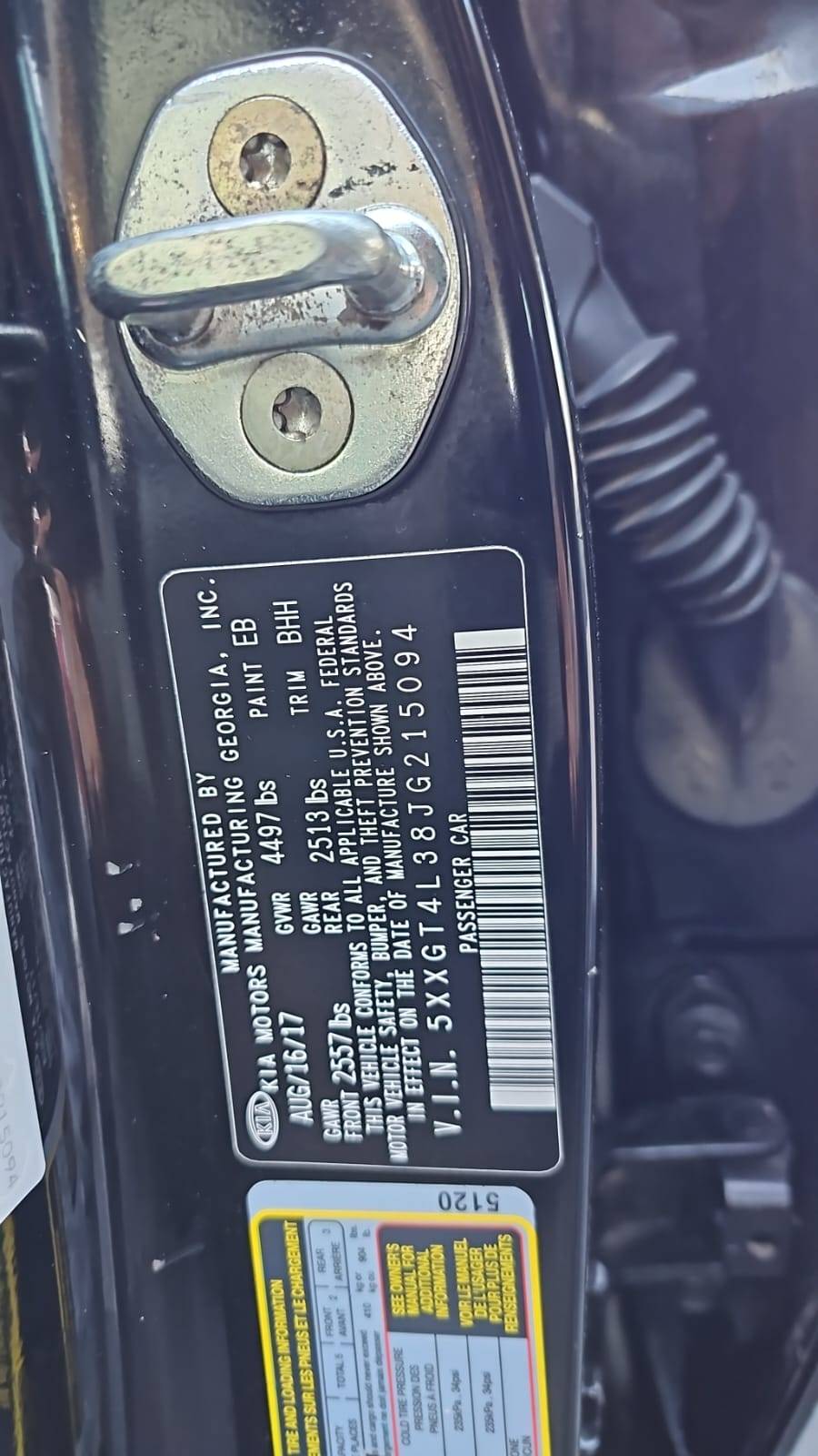 KIA OPTIMA 2018 - Marhaba Auction Used Cars - Image 5