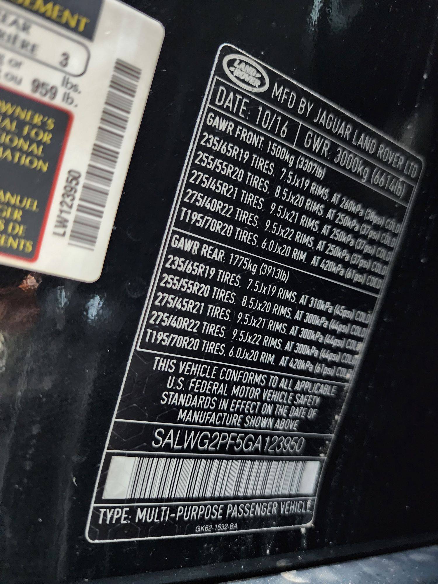 LAND ROVER RANGE ROVER SPORT 2016 - Marhaba Auction Used Cars - Image 10