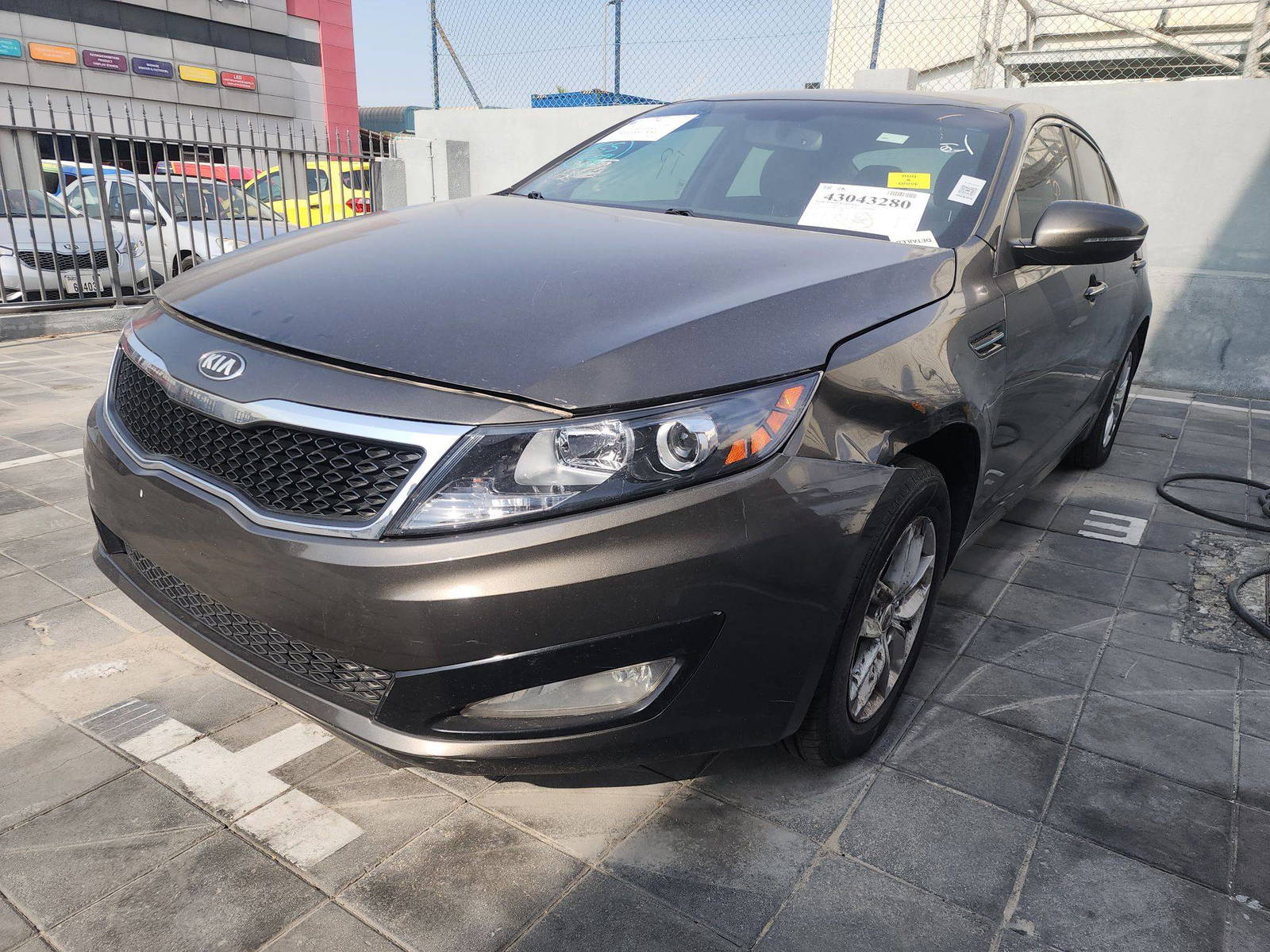 2013 KIA OPTIMA — 182904 Miles — Lot 166878 — Al Quoz - Marhaba Auctions Used Cars - Image 3