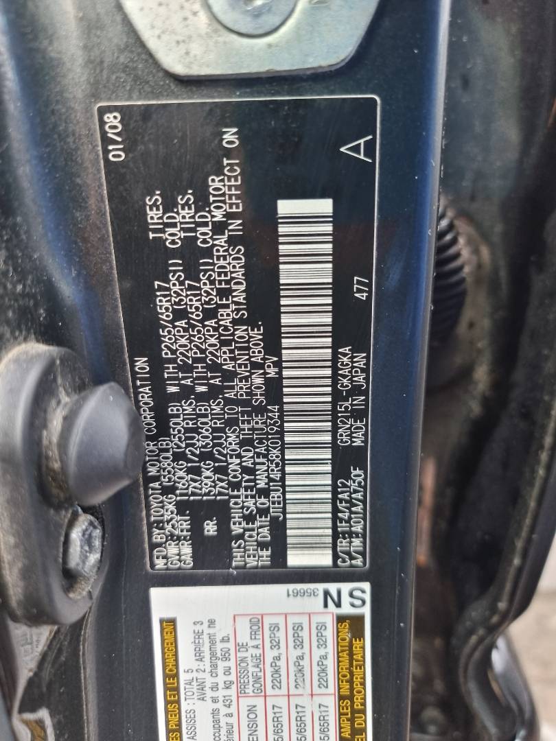 TOYOTA 4RUNNER SR5 2008 - Marhaba Auction Used Cars - Image 10