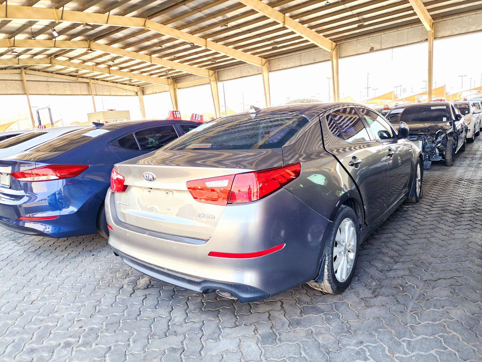 2014 KIA OPTIMA — 117406 Miles — Lot 336661 — Souq - Marhaba Auctions Used Cars - Image 3