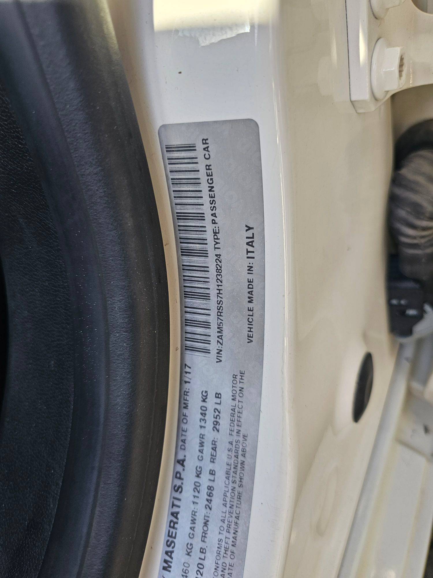 MASERATI GHIBLI 2017 - Marhaba Auction Used Cars - Image 11