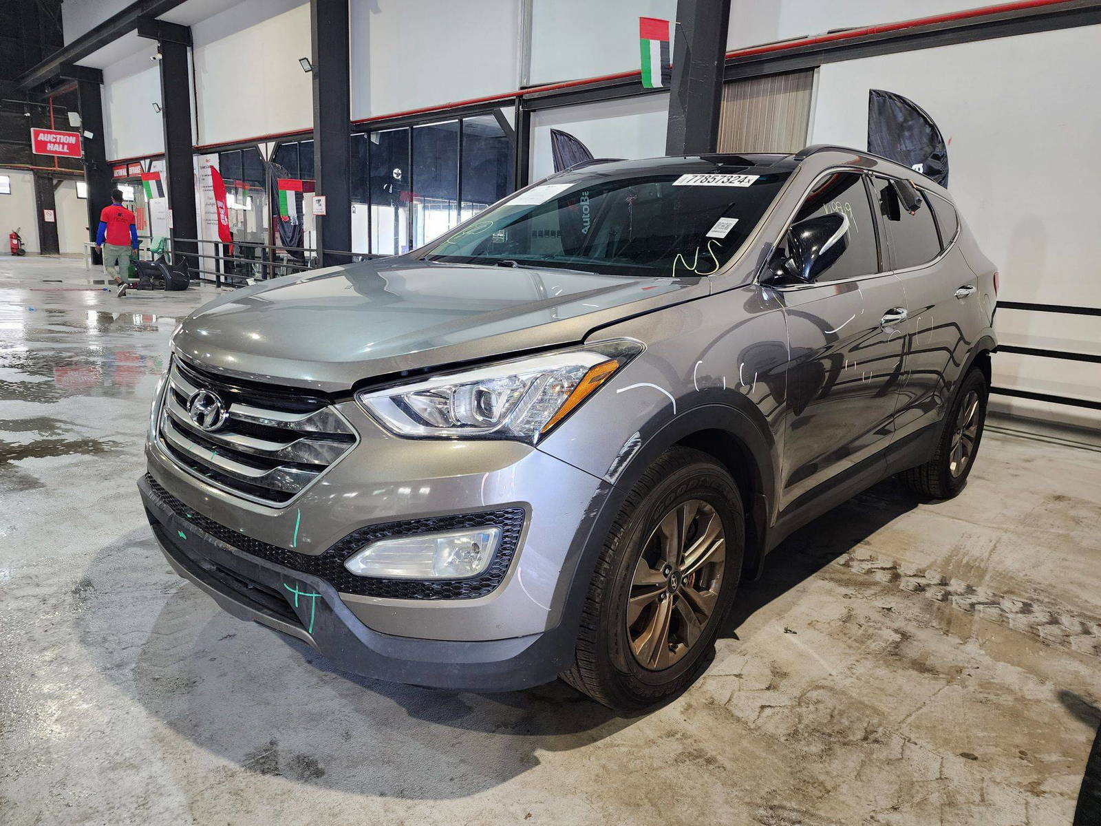 2016 HYUNDAI SANTA FE — 149919 Miles — Lot 77857324 — Al Quoz - Marhaba Auctions Used Cars - Image 3