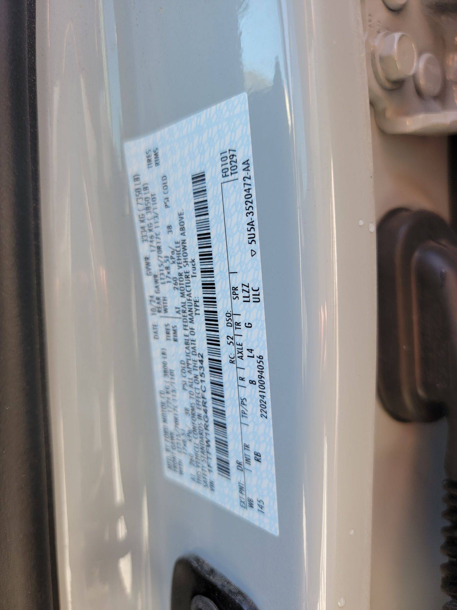 FORD F150 - Raptor 2024 - Marhaba Auction Used Cars - Image 10