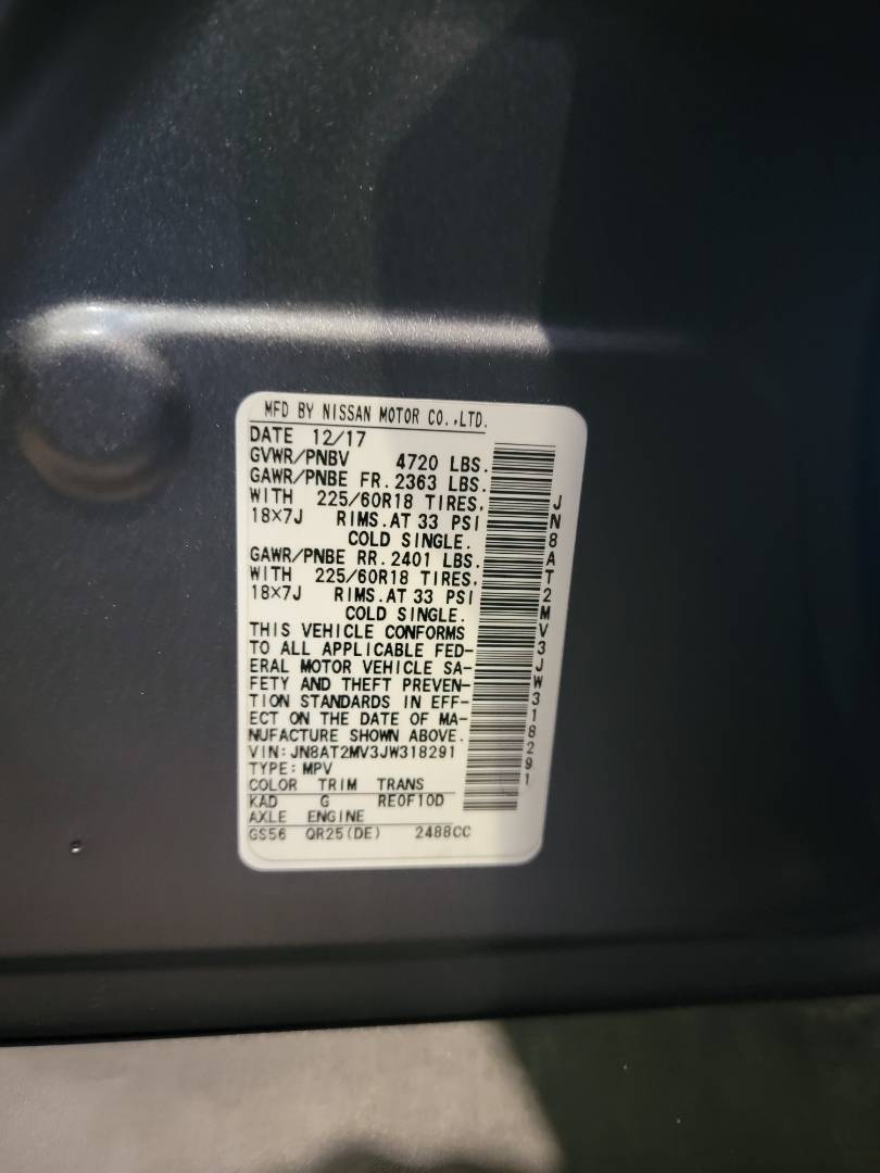 2018 NISSAN ROGUE — 112552 Miles — Lot 318291 — Main - Marhaba Auctions Used Cars - Image 9