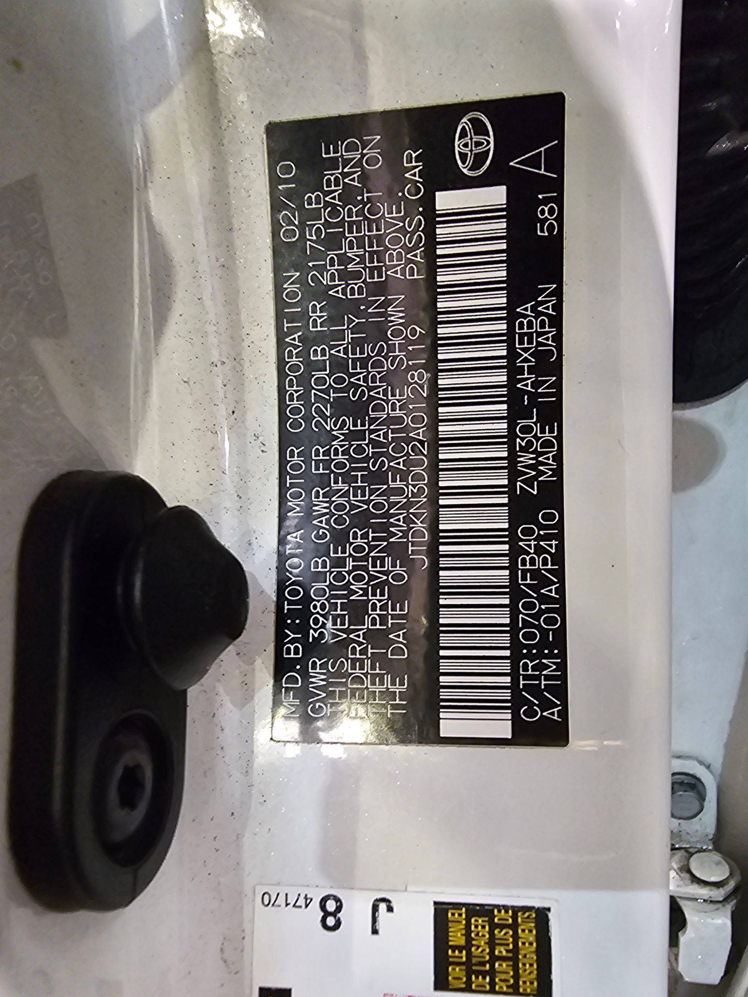 TOYOTA PRIUS 2010 - Marhaba Auction Used Cars - Image 10