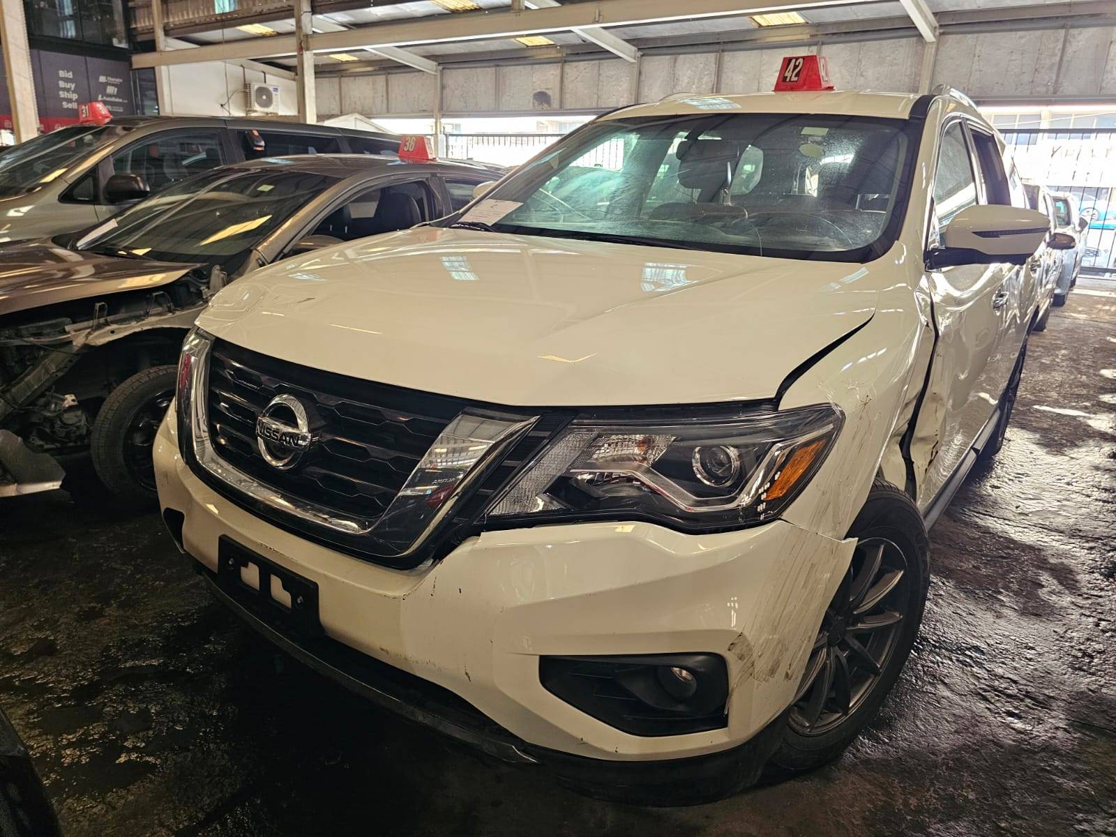 2019 NISSAN PATHFINDER — 154027 Miles — Lot 6KC625810 — Main - Marhaba Auctions Used Cars - Image 3