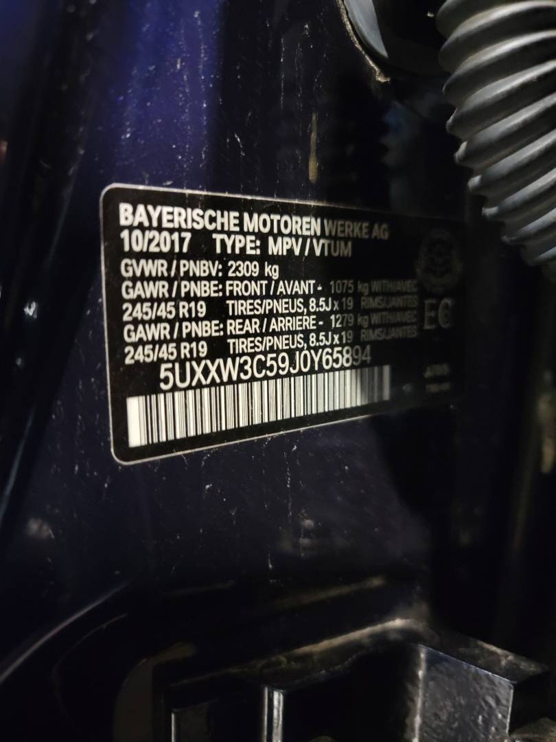 2018 BMW X 4 — 142833 KM — Lot Y65894 - Marhaba Auctions Used Cars - Image 10