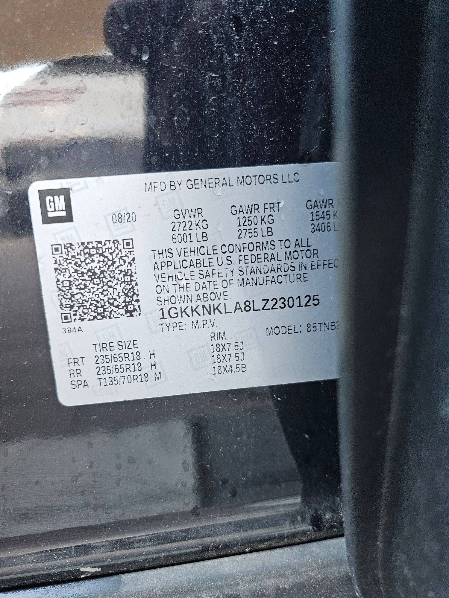 GMC ACADIA 2020 - Marhaba Auction Used Cars - Image 9