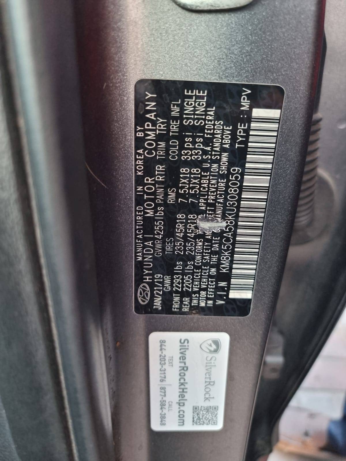 HYUNDAI KONA 2019 - Marhaba Auction Used Cars - Image 8