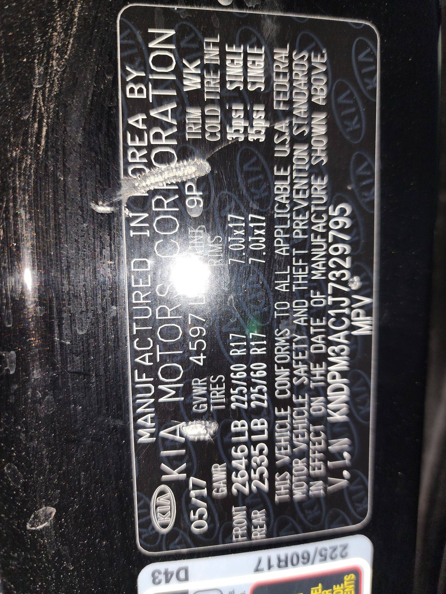 KIA SPORTAGE 2018 - Marhaba Auction Used Cars - Image 10