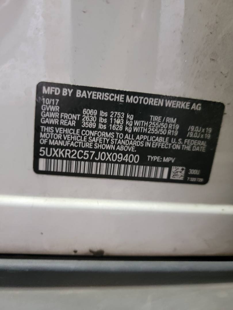 BMW X5 SDRIVE35I 2018 - Marhaba Auction Used Cars - Image 9