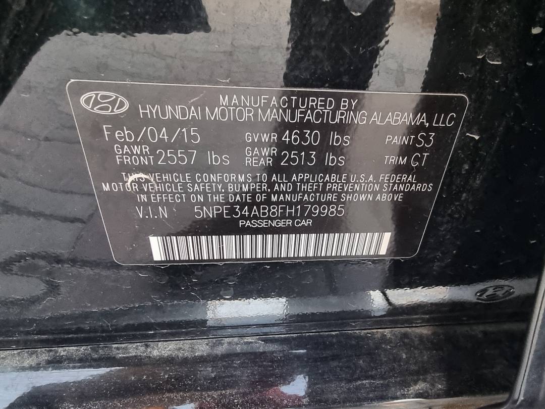 HYUNDAI SONATA 2015 - Marhaba Auction Used Cars - Image 6