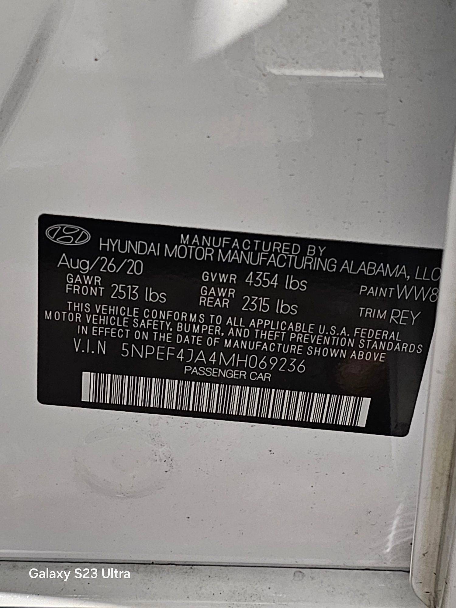 HYUNDAI SONATA 2021 - Marhaba Auction Used Cars - Image 11