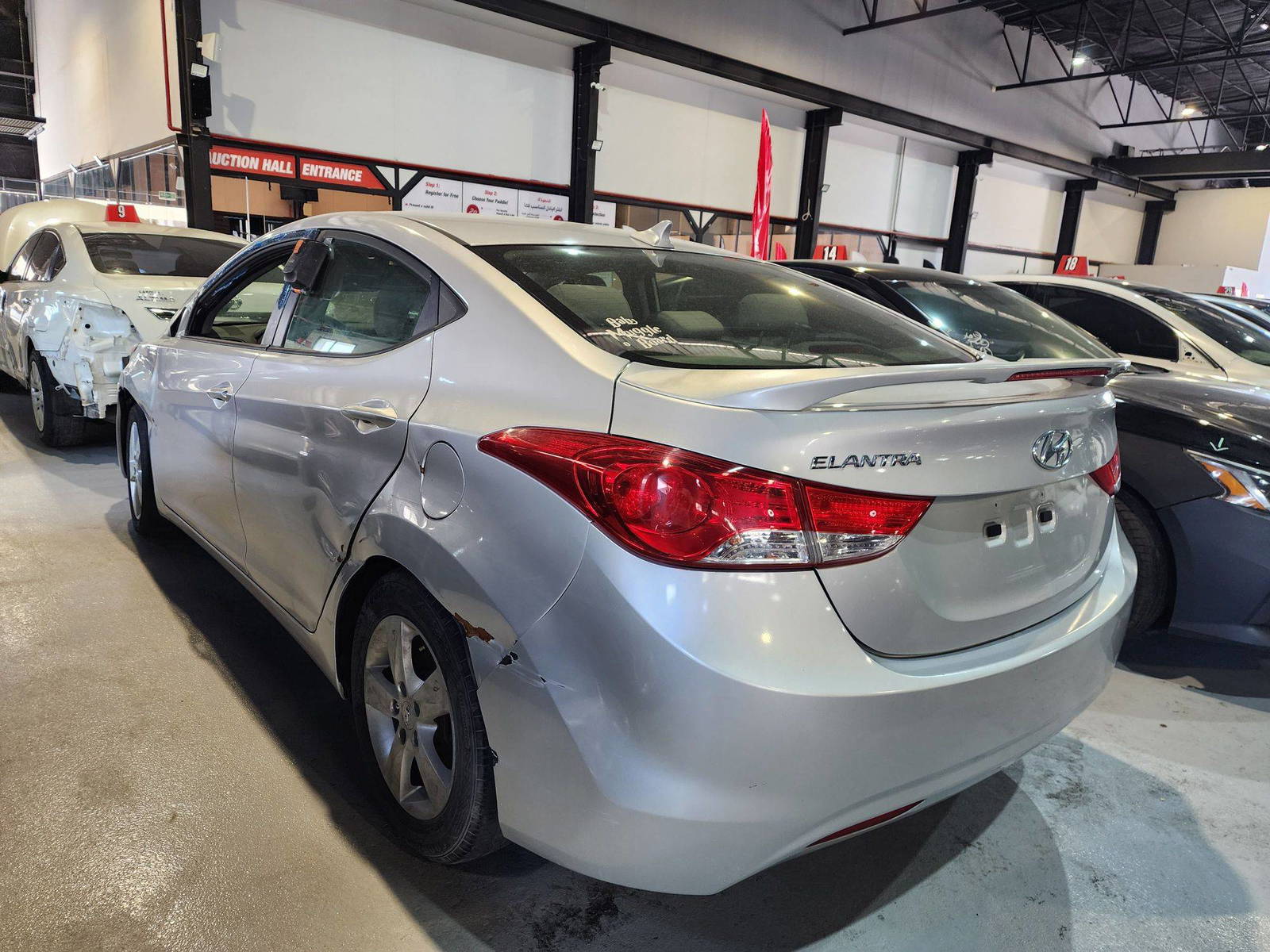 2013 HYUNDAI ELANTRA — 103790 Miles — Lot 68076323 — Al Quoz - Marhaba Auctions Used Cars - Image 4
