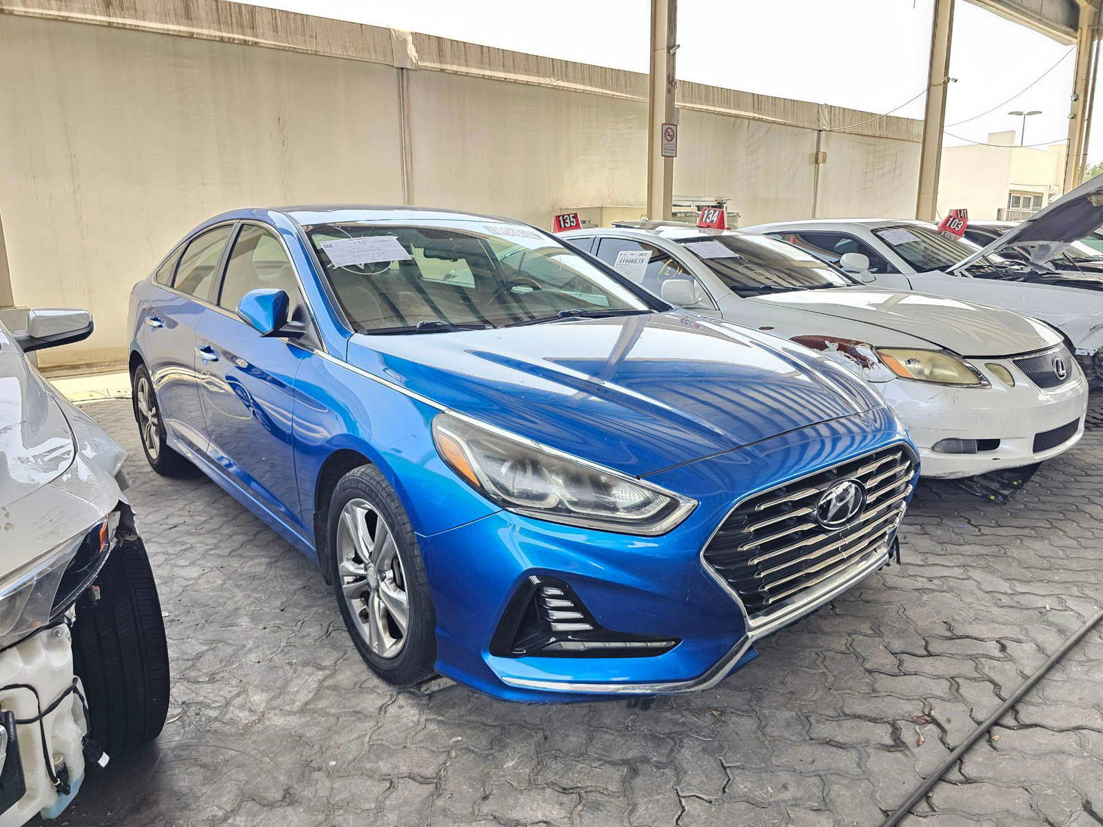 2018 HYUNDAI SONATA — 142884 Miles — Lot 47108 — Main - Marhaba Auctions Used Cars - Image 4