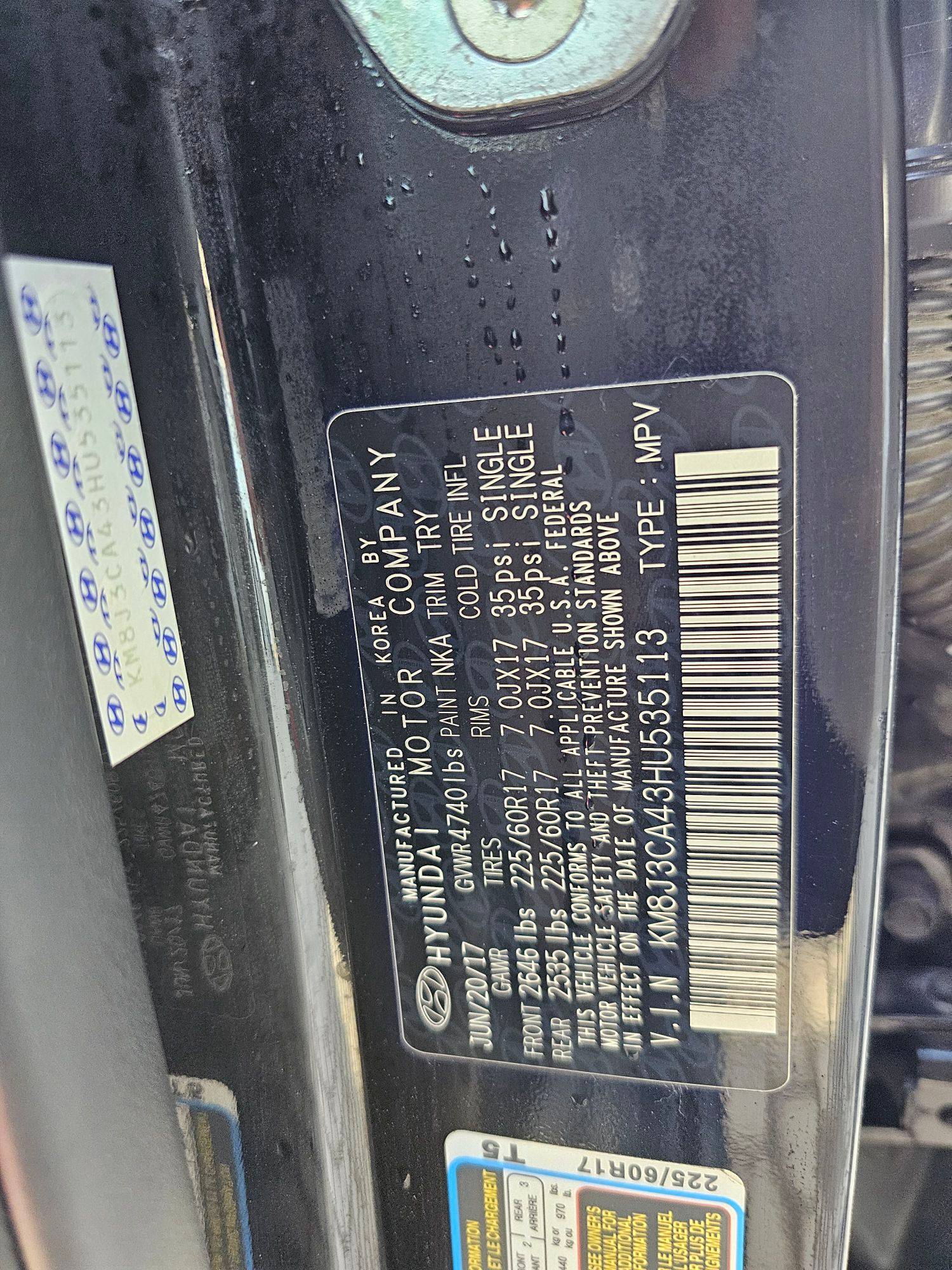 HYUNDAI TUCSON 2017 - Marhaba Auction Used Cars - Image 9