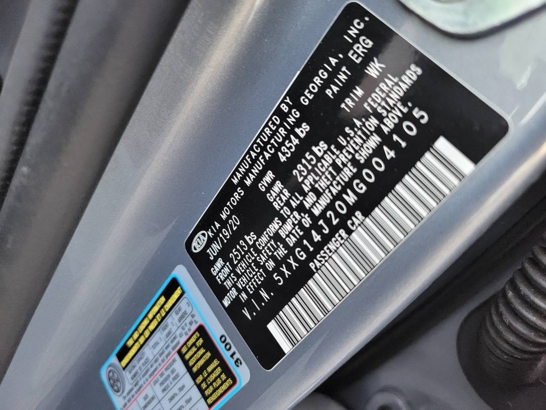 2021 KIA K5 — 99503 Miles — Lot G004105 — Souq - Marhaba Auctions Used Cars - Image 8