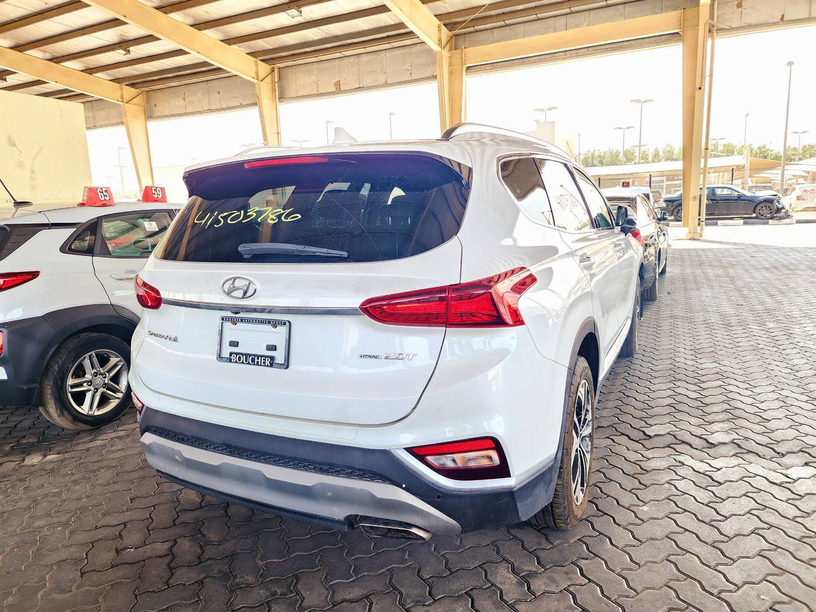 2019 HYUNDAI SANTA FE — 87627 Miles — Lot 6KH018766 — Souq - Marhaba Auctions Used Cars - Image 3