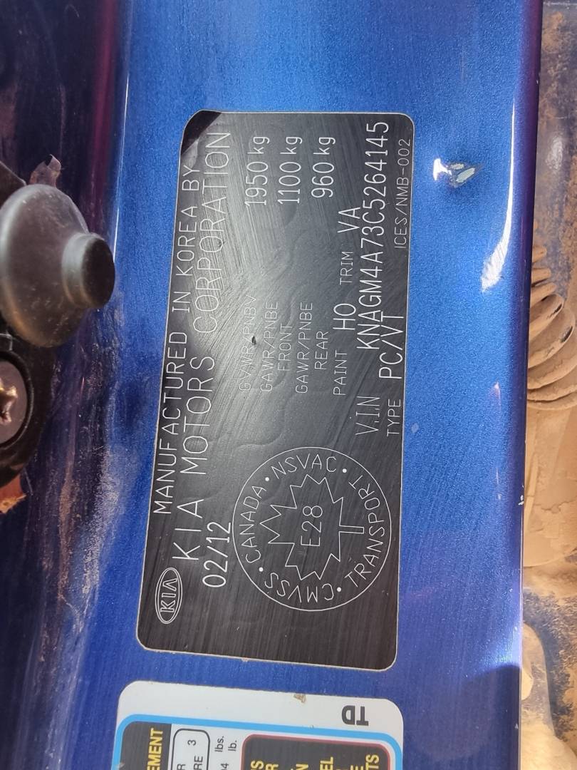 KIA OPTIMA 2012 - Marhaba Auction Used Cars - Image 9