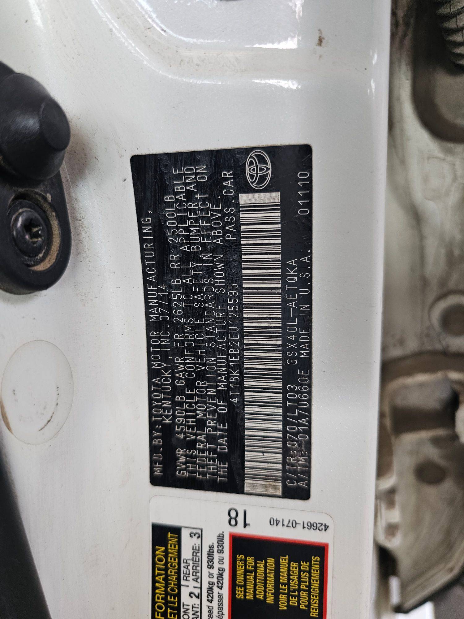 TOYOTA AVALON 2014 - Marhaba Auction Used Cars - Image 10