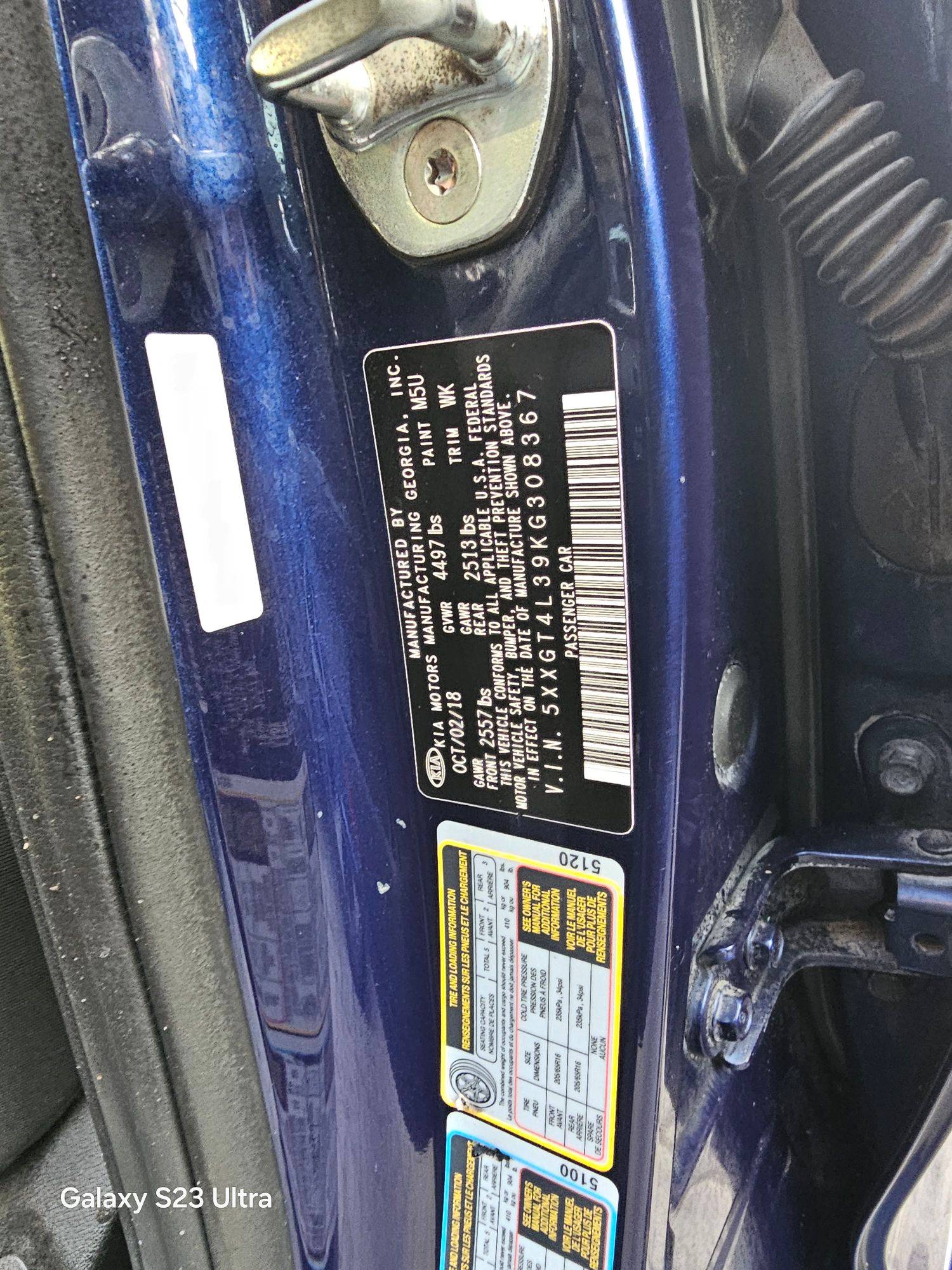 KIA OPTIMA 2019 - Marhaba Auction Used Cars - Image 10