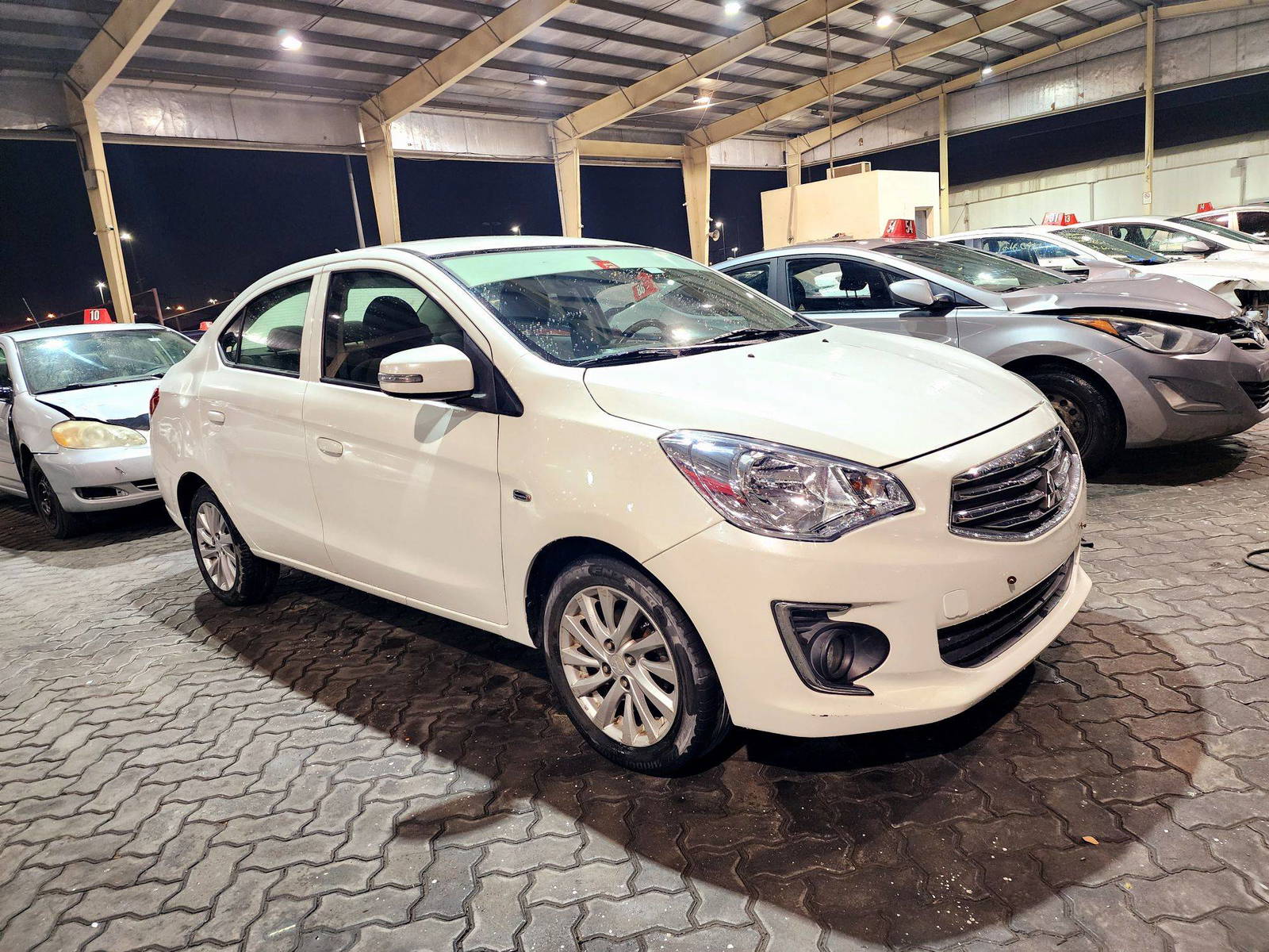 2019 MITSUBISHI ATTRAGE — 180160 KM — Lot J8KH006617 — Souq - Marhaba Auctions Used Cars - Image 3
