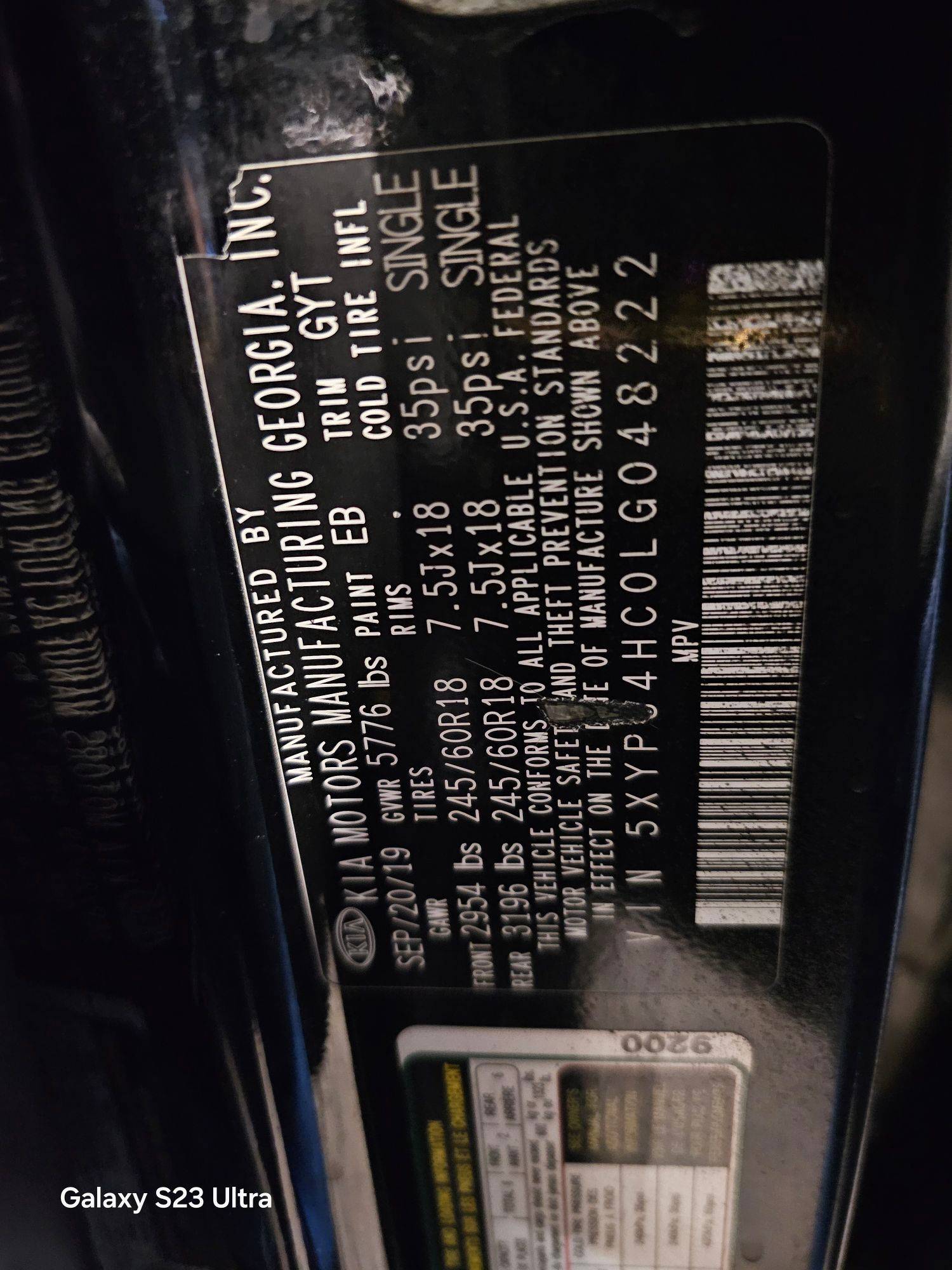 KIA TELLURIDE EX 2020 - Marhaba Auction Used Cars - Image 10